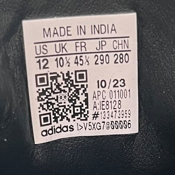 Black/Matte Silver Genuine ADIDAS SAMBA - Size 12 women - Picture 6 of 6